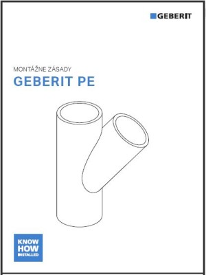 Geberit PE - montážne zásady Geberit PE - montážne zásady