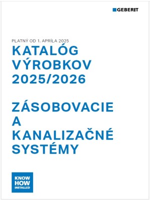Katalóg výrobkov 2025/2026 - Zásobovacie a kanalizačné systémy Katalóg výrobkov 2025/2026 - Zásobovacie a kanalizačné systémy