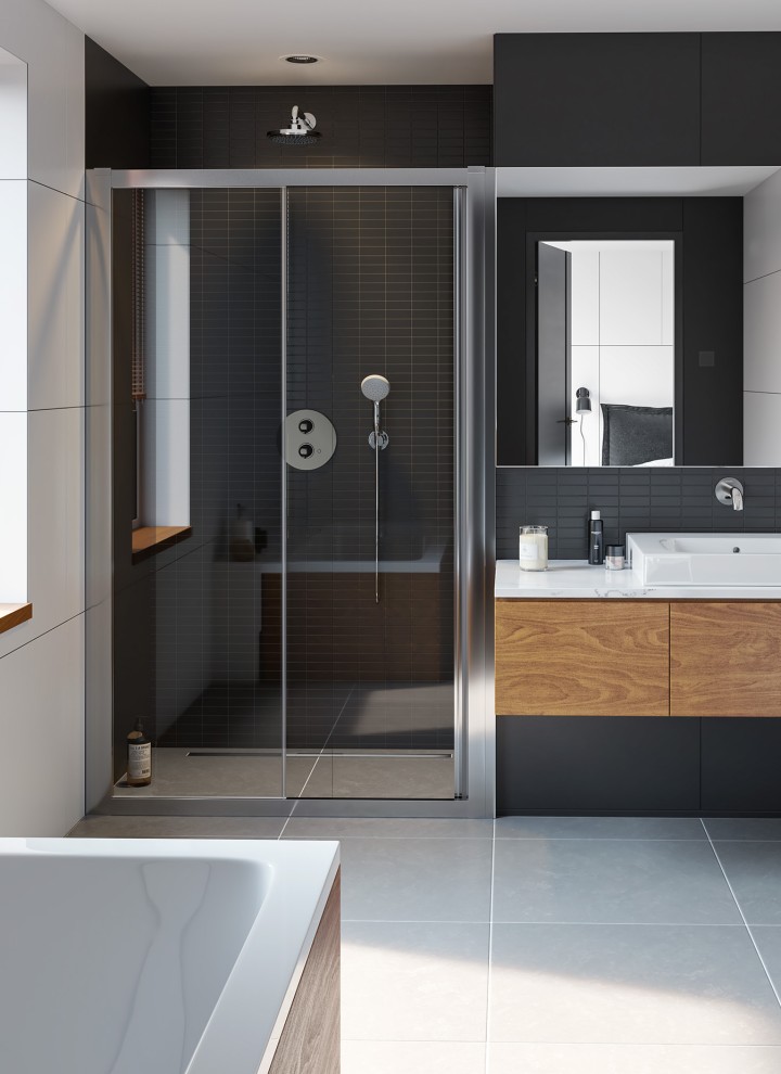 Posuvné sprchové dvere Geberit GEO Posuvné sprchové dvere Geberit GEO