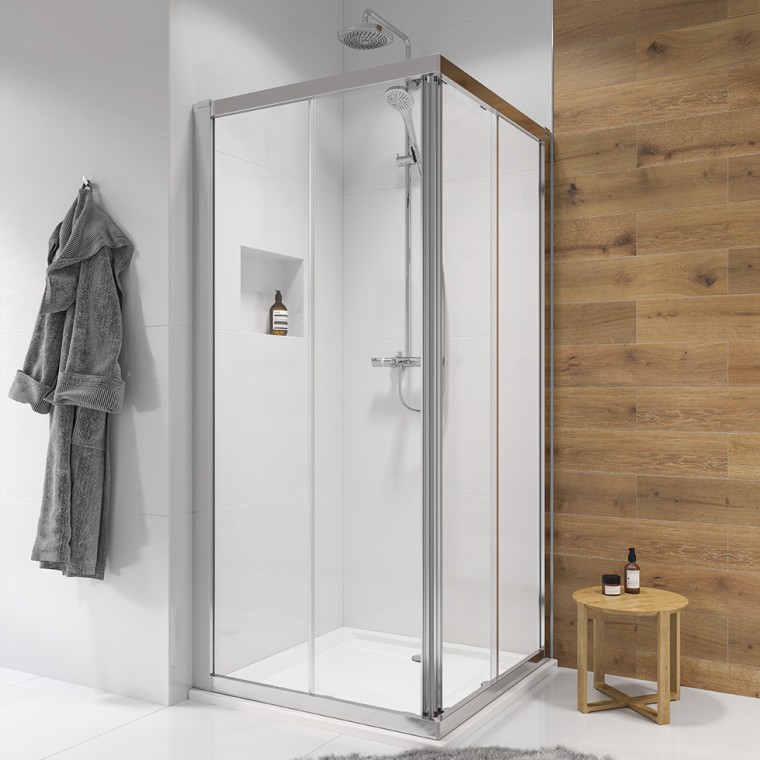 Štvorcový sprchovací kút Geberit GEO Štvorcový sprchovací kút Geberit GEO