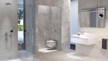 Geberit AquaClean, sprchovacia toaleta so sprchovacou dýzou
