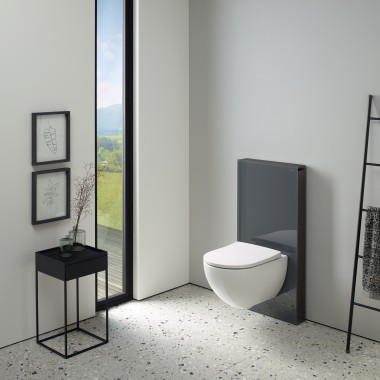 Sanitárny modul Geberit Monolith so skleneným čelným obložením Sanitárny modul Geberit Monolith so skleneným čelným obložením