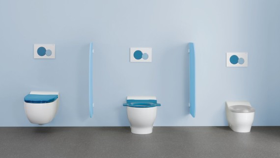 Keramické WC zariadenia Geberit Bambini Rimfree® Keramické WC zariadenia Geberit Bambini Rimfree®