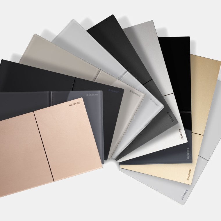 Geberit Sigma70 v rôznych materiáloch a farbách Geberit Sigma70 v rôznych materiáloch a farbách