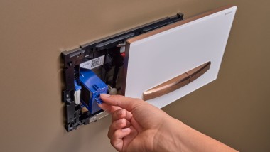Ovládacie tlačidlo Geberit Sigma50 square s odsávaním zápachu