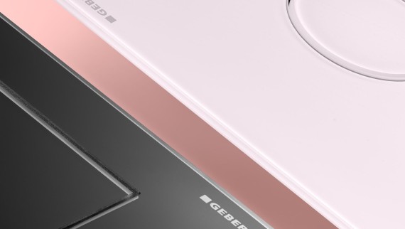 Ovládacie tlačidlo Geberit Sigma40 s hrúbkou len 4 mm