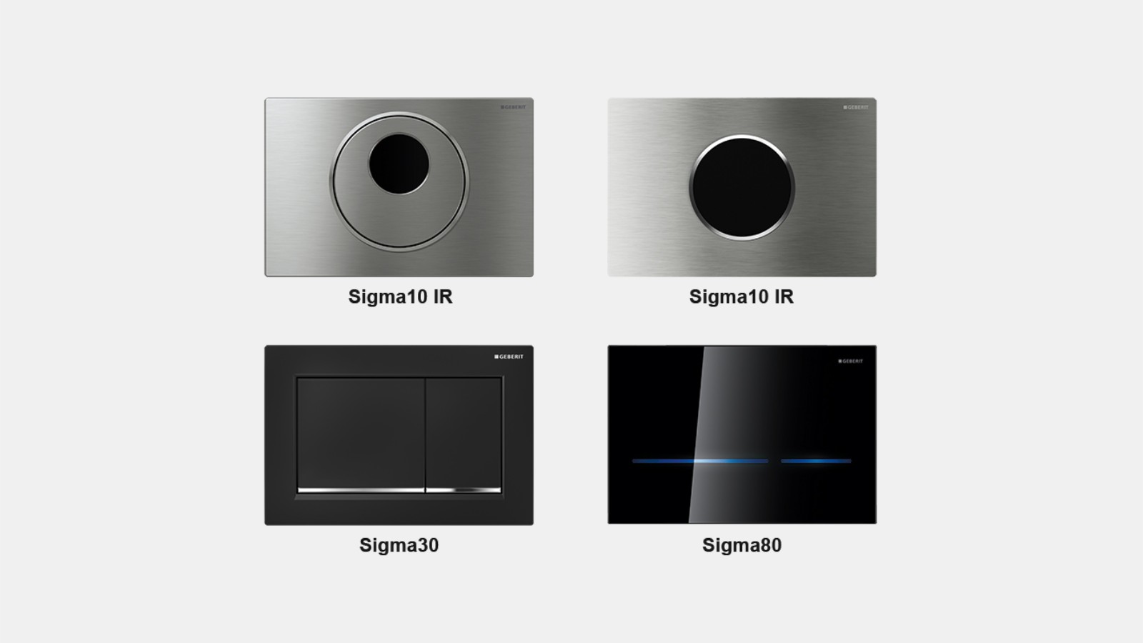 Infračervené a mechanické ovládacie tlačidlá Geberit Infračervené a mechanické ovládacie tlačidlá Geberit