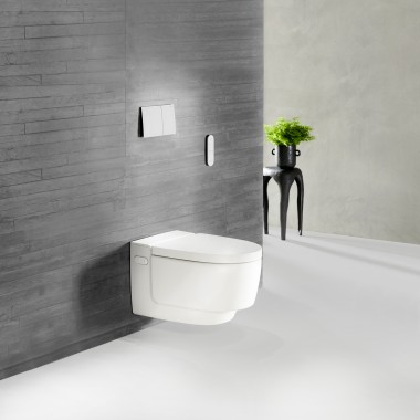 Biele sprchovacie WC Geberit AquaClean Mera Biele sprchovacie WC Geberit AquaClean Mera