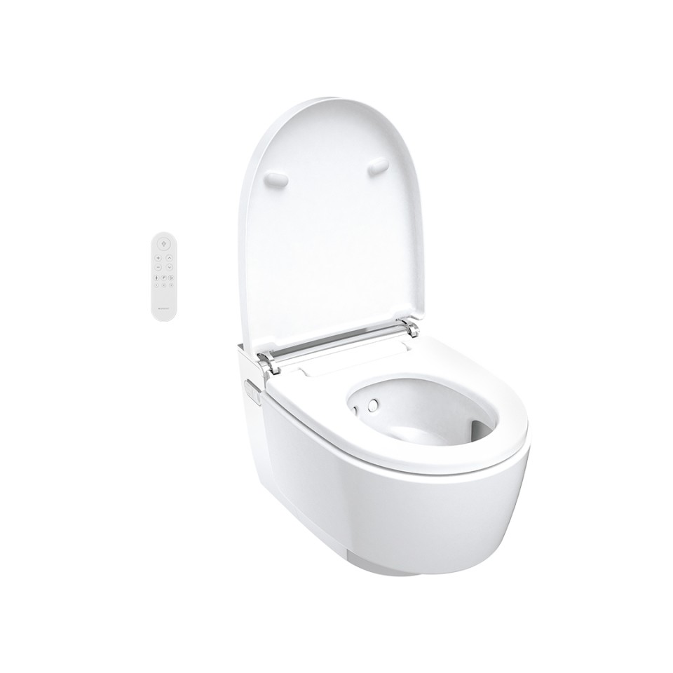 Geberit AquaClean Mera s otvoreným krytom WC Geberit AquaClean Mera s otvoreným krytom WC