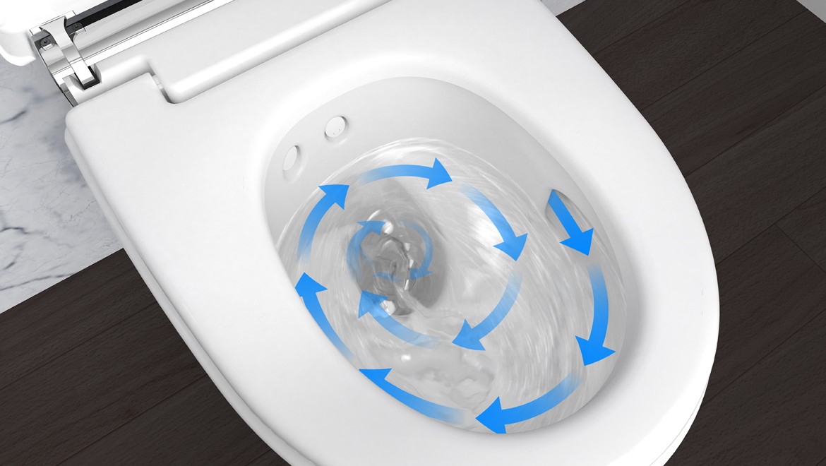 Technológia Geberit AquaClean TurboFlush Technológia Geberit AquaClean TurboFlush