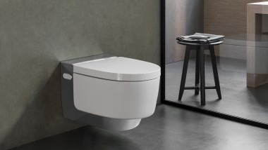Geberit AquaClean Mera harmonicky zapadne do každej kúpeľne vďaka svojmu dizajnu