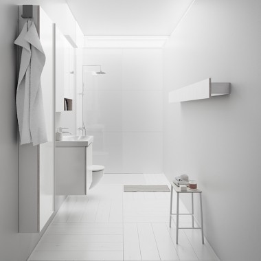 Biely kúpeľňový nábytok Geberit Acanto