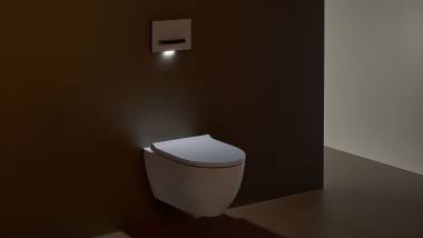 Ovládacie tlačidlo Geberit Sigma50 square s orientačným svetlom