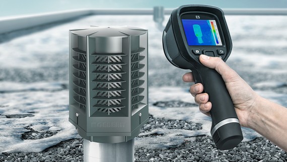 Energeticky úsporná vetracia hlavica Geberit ERV Energeticky úsporná vetracia hlavica Geberit ERV