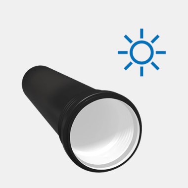 Geberit Silent-PP je chránený proti UV žiareniu