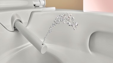 Toaleta s čistiacou funkciou: Geberit AquaClean Alba Toaleta s čistiacou funkciou: Geberit AquaClean Alba
