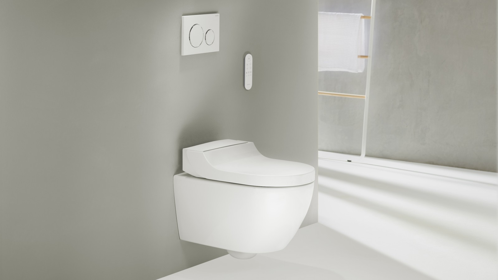 Geberit AquaClean Tuma Comfort s diaľkovým ovládaním Sigma20 Geberit AquaClean Tuma Comfort s diaľkovým ovládaním Sigma20