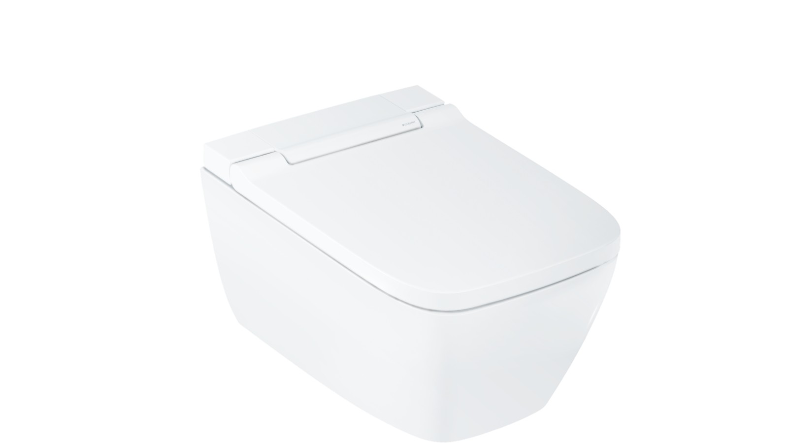 Geberit AquaClean Sela Square s bielym krytom s alpským dizajnom Geberit AquaClean Sela Square s bielym krytom s alpským dizajnom