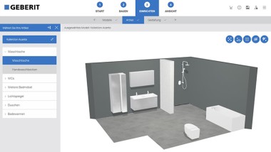 3D plánovač kúpeľní Geberit