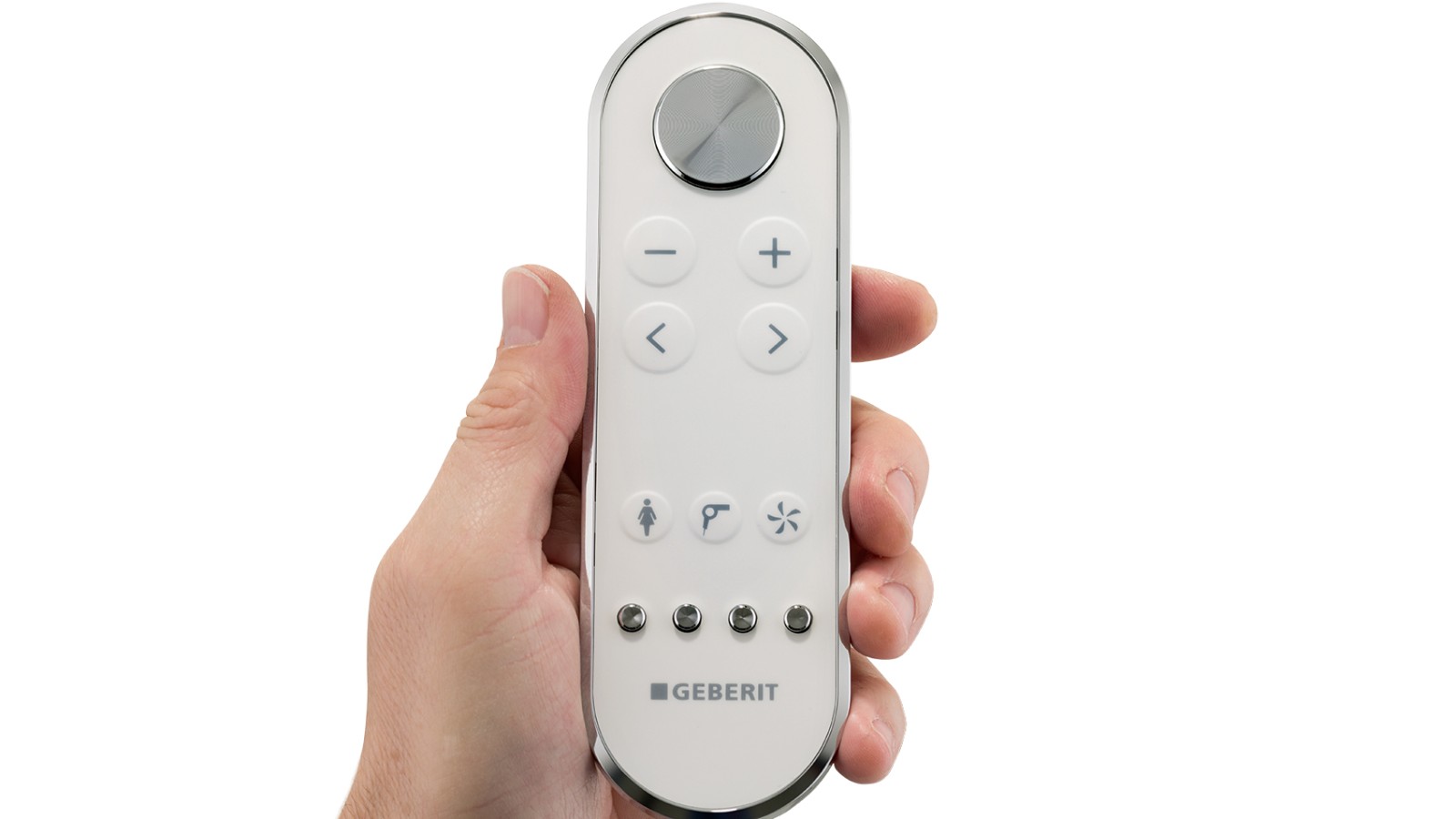 Diaľkové ovládanie Geberit AquaClean pre väčší komfort používania