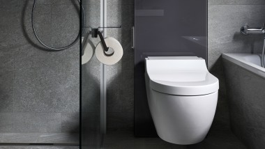 Sanitárny modul Geberit Monolith so sprchovacím WC Geberit AquaClean Tuma