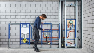 Montážny systém Geberit Duofix pre závesné WC (© Geberit)