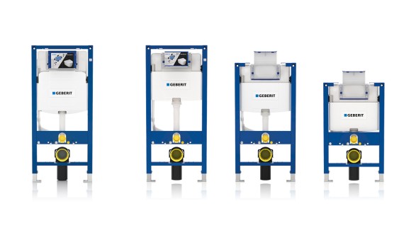 Inštalačné systémy Geberit Duofix: Geberit Sigma a Geberit Omega v troch výškach