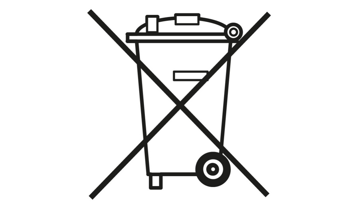 Symbol pre likvidáciu použitých batérií Symbol pre likvidáciu použitých batérií