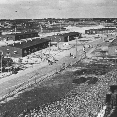 Miesto najväčšieho dánskeho utečeneckého tábora pre nemeckých vojnových vyhnancov. (© Miestny historický archív Blåvandshuk)