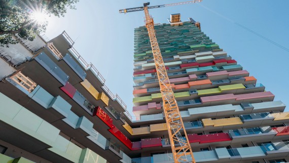 Výšková obytná budova DS 90 vo Viedni