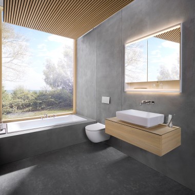 Víťazný dizajn kúpeľne 6x6 "Serenity" (© Geberit)