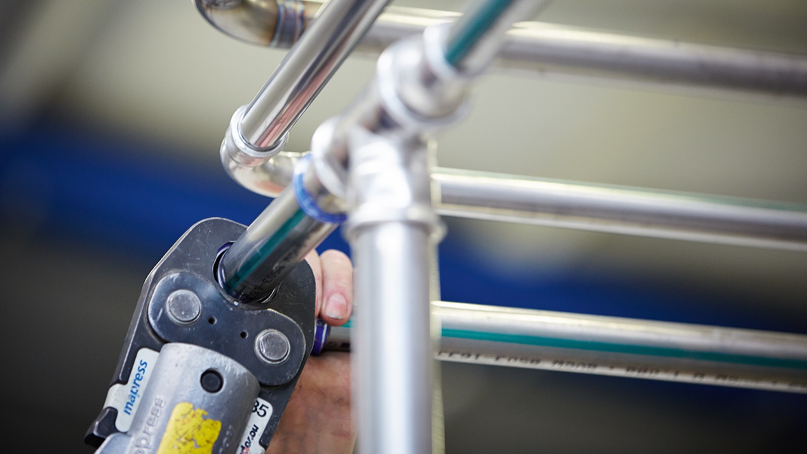 Geberit Mapress z nehrdzavejúcej ocele v pivovare Geberit Mapress z nehrdzavejúcej ocele v pivovare