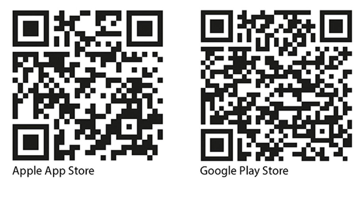 QR kódy pre iOS a Android Geberit Home aplikácie QR kódy pre iOS a Android Geberit Home aplikácie