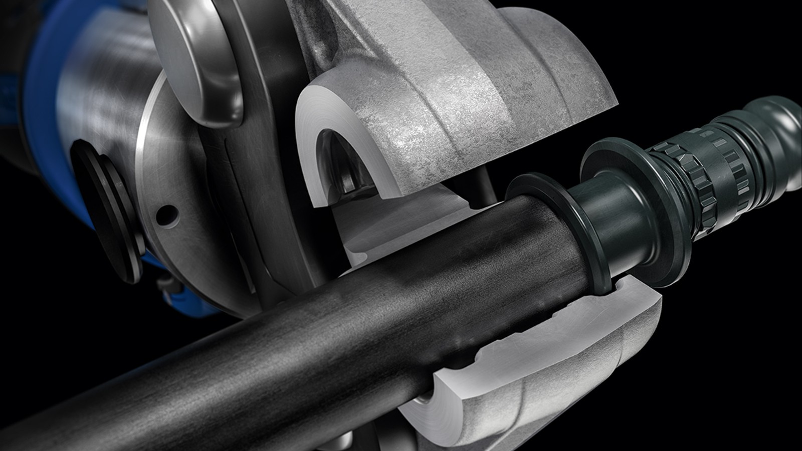 Lisovacie čeľuste s rúrou Mepla Lisovacie čeľuste s rúrou Mepla