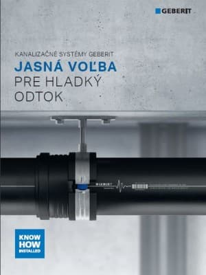 Jasná voľba pre hladký odtok - kanalizačné systémy 2024 Jasná voľba pre hladký odtok - kanalizačné systémy 2024