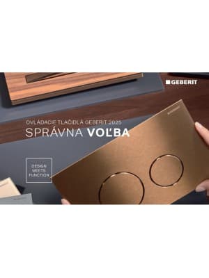 Správna voľba - splachovacie tlačidlá 2025 Správna voľba - splachovacie tlačidlá 2025