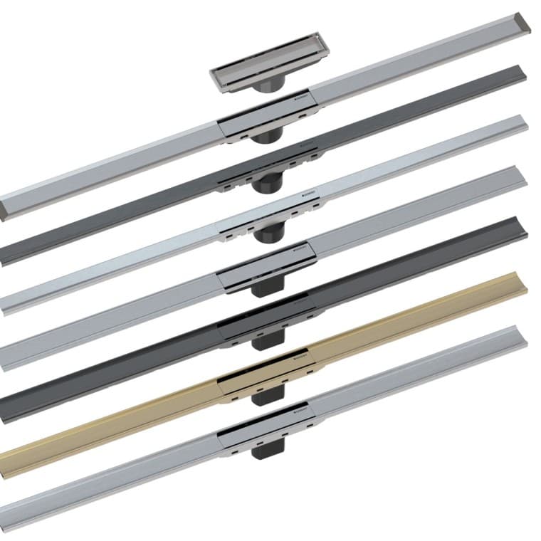 Prehľad sprchových žľabov Geberit CleanLine Prehľad sprchových žľabov Geberit CleanLine