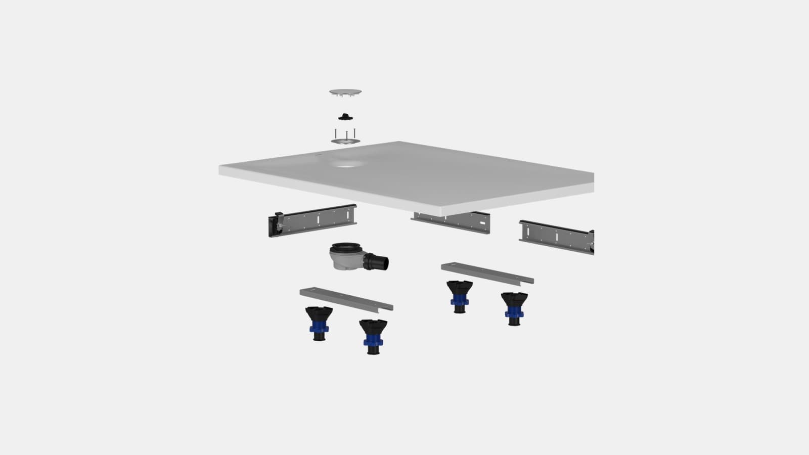Montážna súprava pre sprchovú vaničku Geberit Nemea Montážna súprava pre sprchovú vaničku Geberit Nemea