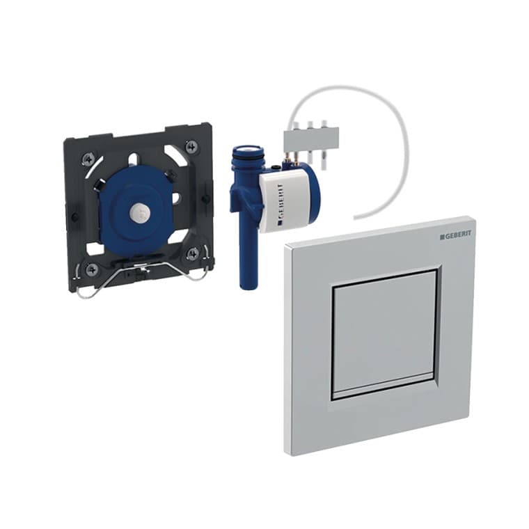 Ovládanie splachovania pisoárov s pneumatickou aktiváciou splachovania Ovládanie splachovania pisoárov s pneumatickou aktiváciou splachovania