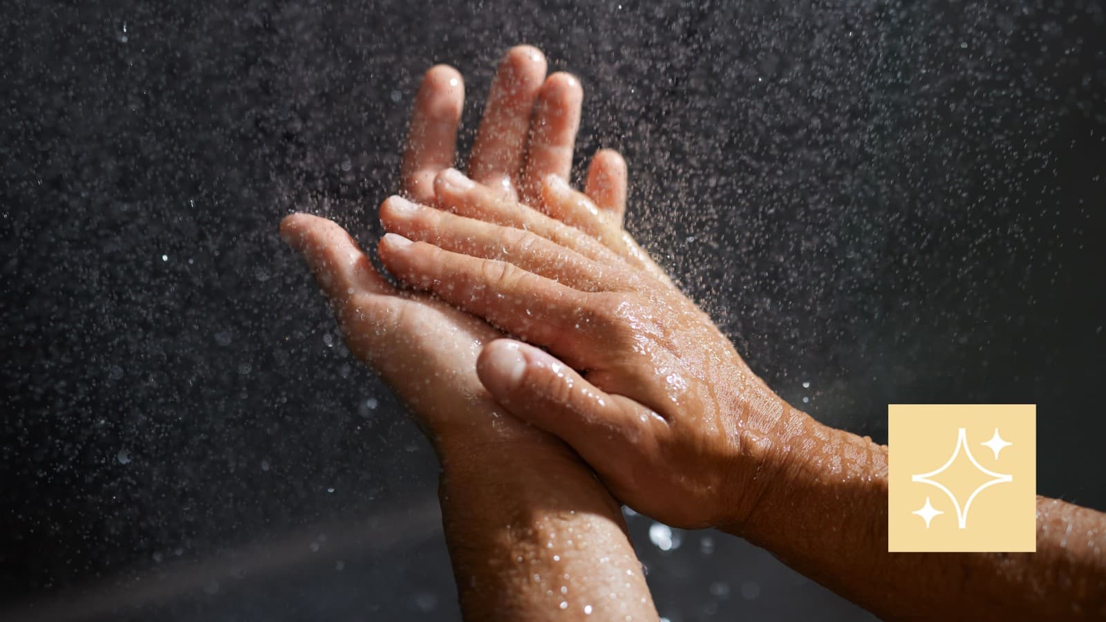 Ruky v sprche Ruky v sprche