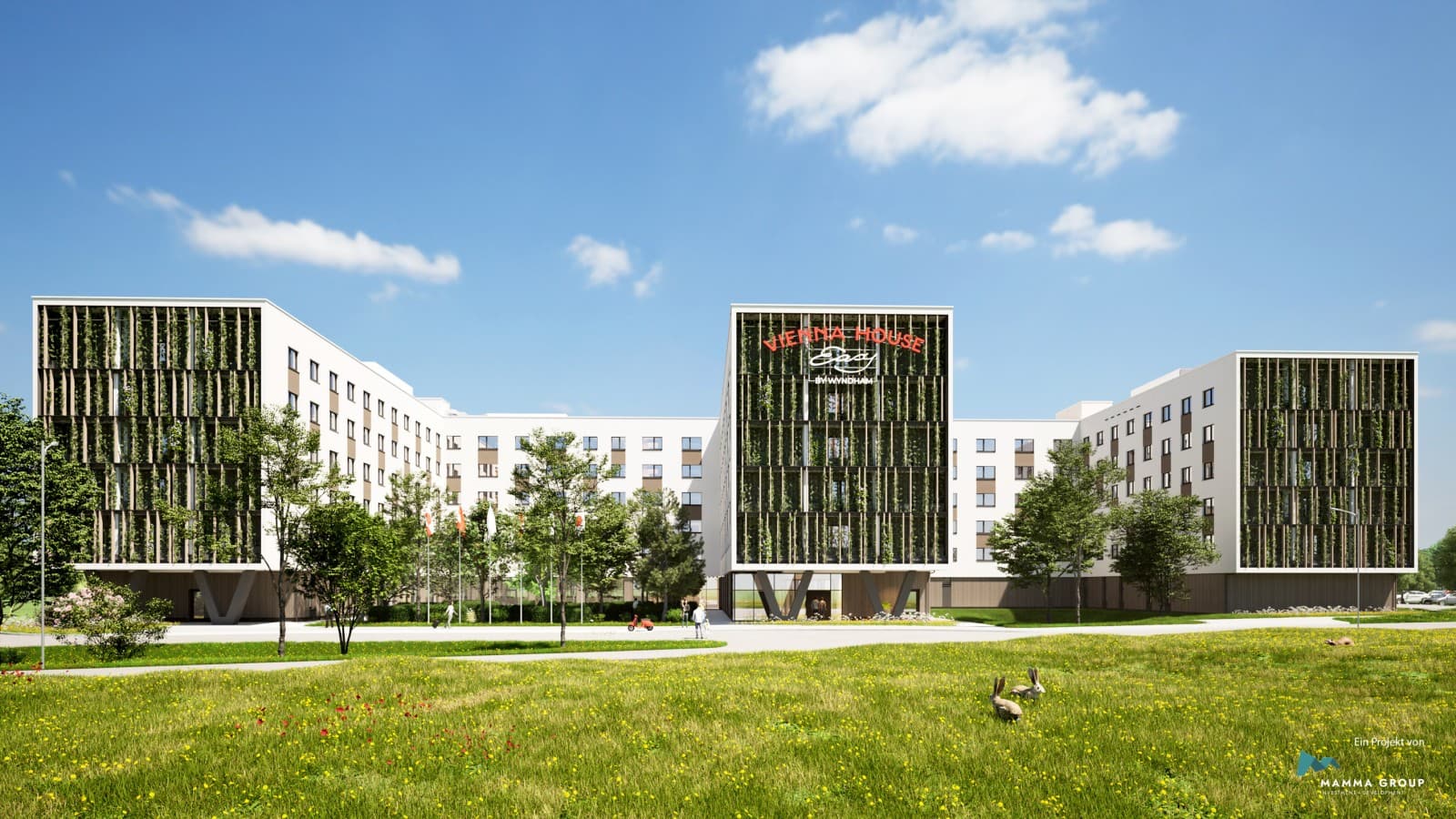 Najväčší hotel v Európe s hybridnou drevenou konštrukciou bol otvorený vo Viedni Schwechat (© BKK3 Architektur) Najväčší hotel v Európe s hybridnou drevenou konštrukciou bol otvorený vo Viedni Schwechat (© BKK3 Architektur)