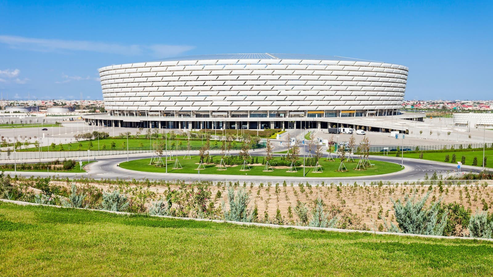 Baku Olimpiyat Stadyumu, Baku, Azerbajdžan (© Andrey Khrobostov / Alamy Stock Photo) Baku Olimpiyat Stadyumu, Baku, Azerbajdžan (© Andrey Khrobostov / Alamy Stock Photo)