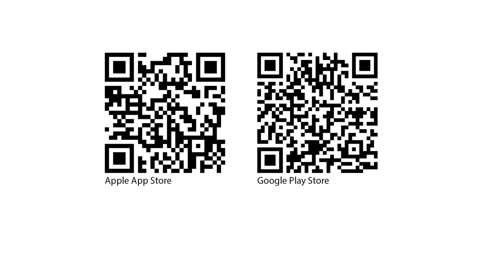 Geberit Control app QR kódy pre Apple a Android Geberit Control app QR kódy pre Apple a Android